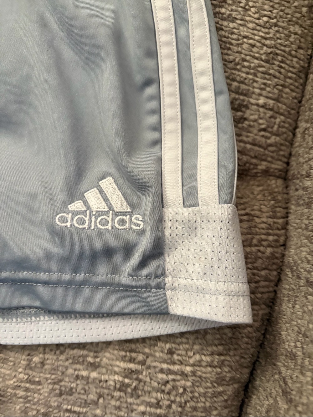 Adidas Womens Gray Aeroready Athletic Soccer shorts - medium - Picture 5 of 6
